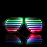 LED-CM03 Tonos musicales LED Sonido y música Gafas LED activas para fiestas con cargador USB