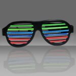 LED-CM03 Tonos musicales LED Sonido y música Gafas LED activas para fiestas con cargador USB - Imagen 5