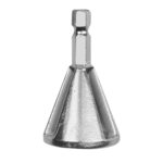 Chaflán de acero inoxidable, herramienta de desbarbado externo, mango triangular, chaflán de seis ranuras, Six-slot Chamfer (Silver) - Imagen 2