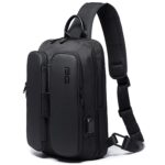 BANGE Bolso de hombro casual de moda Bolso de pecho USB al aire libre, USB Chest Bag