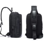 BANGE Bolso de hombro casual de moda Bolso de pecho USB al aire libre, USB Chest Bag - Imagen 4