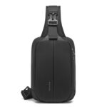 BANGE Bolso de pecho para hombre a la moda, bolso de mensajero de ocio al aire libre, bolso de hombro impermeable