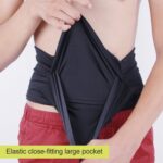 Bolsillos personales para tableta elástica de gran capacidad, bolsa antirrobo de viaje para teléfono, tamaño: L, Size: L - Imagen 5