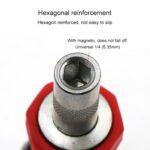 Lote de tornillo de trinquete de interfaz hexagonal interior multifuncional - Imagen 5