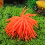 3 PCS Artículos de acuario Decoración TPR Simulación Bola de erizo de mar Coral, Tamaño: M, Diámetro: 10 cm, Size: M
