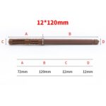 Clavo invisible del tabique hermético de la estantería de la pared del Pin del tablero de la capa oculta 10 PCS, 12x120mm - Imagen 3