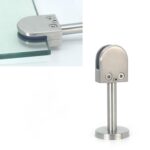 201 Clip de fijación de varilla de soporte de boca de pez de vidrio de acero inoxidable con varilla de 14x80 mm, especificación: XL