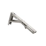 Estante de almacenamiento de resorte de acero inoxidable plegable de pared Billy de 2 piezas de 10 pulgadas para mesa de comedor - Imagen 2