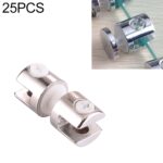 Abrazadera de fijación de vidrio de doble cara de 8 mm con conexión de soporte fijo brillante de aleación de zinc