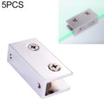 Abrazadera de fijación de vidrio rectangular brillante de la conexión 10m m del soporte de la aleación del cinc