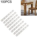 100 piezas de acero inoxidable Código de conexión Pieza de conexión recta, Número: 8