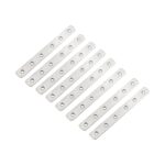 100 piezas de acero inoxidable Código de conexión Pieza de conexión recta, Número: 8 - Imagen 2