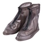 Moda PVC antideslizante impermeable cubierta de zapato de suela gruesa Tamaño: S, Size: S