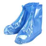 Moda PVC antideslizante impermeable cubierta de zapato de suela gruesa Tamaño: M, Size: M
