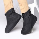 Moda PVC antideslizante impermeable cubierta de zapato de suela gruesa Tamaño: XL, Size: XL - Imagen 2