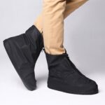 Moda PVC antideslizante impermeable cubierta de zapato de suela gruesa Tamaño: XL, Size: XL - Imagen 3