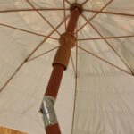 Paraguas de paja de imitación de sombra de vacaciones en la playa, especificación: 1,8 m (café) - Imagen 3