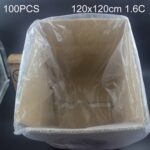 100 PCS 1.6C Bolsa de embalaje de plástico PE a prueba de polvo a prueba de humedad, Tamaño: 120 cm x 120 cm