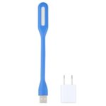 Luz de lectura flexible con interfaz USB de 6 LED con adaptador de corriente de EE. UU. - Imagen 3