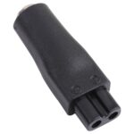 DC 5.5 x 2.1mm hembra a máquina de afeitadora Fuente de alimentación femenina Convertidor de conversión