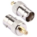 2 piezas BNC hembra a conector macho MCX