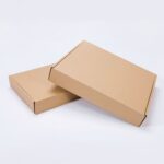 Caja de embalaje de caja de envío de papel Kraft de 100 piezas, tamaño: T1, 15x15x5cm - Imagen 2