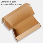 Caja de embalaje de caja de envío de papel Kraft de 100 piezas, tamaño: T1, 15x15x5cm - Imagen 3