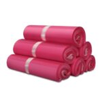 100 PCS / rollo Bolsa gruesa Express Bolsa de embalaje Bolsa de plástico impermeable, Tamaño: 28x40 cm (Gris oscuro), 28x40cm, Pink - Imagen 2