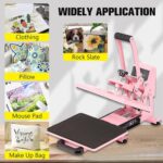 Hand Stamping Machine T-Shirt Clothes Heat Transfer, Size: 23x30cm, US Plug, POD Machine US Plug - Imagen 2