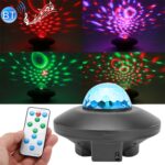 Luz del proyector de la estrella del laser de la ondulación del agua de 10W Bluetooth