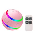 O1 Control remoto inteligente mascota juguete perro entrenamiento bola luminosa, Remote Control, 8cm Remote Control