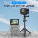 Estructura metálica PULUZ con zapata fría para DJI Osmo Action 6, Metal Cage - Imagen 2