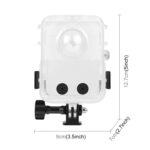 Carcasa sumergible para cámara DJI Osmo 360 PULUZ, resistente al agua hasta 40 m de profundidad., For DJI Osmo 360 - Imagen 3