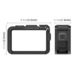 Adaptador de expansión vertical-horizontal PULUZ de plástico para DJI Osmo Action 6 con zapata fría, Plastic Cage - Imagen 3