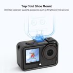 Adaptador de expansión vertical-horizontal PULUZ de plástico para DJI Osmo Action 6 con zapata fría, Plastic Cage - Imagen 5