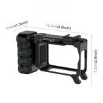 Empuñadura ergonómica PULUZ para fotografía callejera con marco tipo jaula y zapata fría para DJI Osmo Action 6, Street Photography Handle - Imagen 3