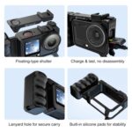 Empuñadura ergonómica PULUZ para fotografía callejera con marco tipo jaula y zapata fría para DJI Osmo Action 6, Street Photography Handle - Imagen 4