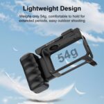 Empuñadura ergonómica PULUZ para fotografía callejera con marco tipo jaula y zapata fría para DJI Osmo Action 6, Street Photography Handle - Imagen 5