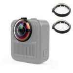 Cubierta protectora de lente de cristal templado óptico PULUZ para GoPro MAX2, Glass Lens Guard