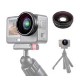Lente gran angular PULUZ FOV Boost de 185 grados para DJI Osmo Action 6