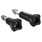 Perilla de plástico PULUZ con tornillo largo estándar y tornillo corto para GoPro, Insta360, DJI y otras cámaras de acción (negra) - Imagen 4