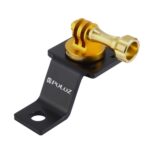 Soporte fijo para motocicleta de aleación de aluminio PULUZ con adaptador de trípode y tornillo para GoPro Hero11 Black / HERO10 Black /9 Black /8 Black /7/6/5/5 Session /4 Session /4/3+ /3/2/1, DJIOsmo Action y otras cámaras de acción... - Imagen 2