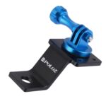 Soporte fijo para motocicleta de aleación de aluminio PULUZ con adaptador de trípode y tornillo para GoPro Hero11 Black / HERO10 Black /9 Black /8 Black /7/6/5/5 Session /4 Session /4/3+ /3/2/1, DJIOsmo Action y otras cámaras de acción... - Imagen 3