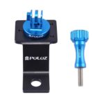 Soporte fijo para motocicleta de aleación de aluminio PULUZ con adaptador de trípode y tornillo para GoPro Hero11 Black / HERO10 Black /9 Black /8 Black /7/6/5/5 Session /4 Session /4/3+ /3/2/1, DJIOsmo Action y otras cámaras de acción... - Imagen 5