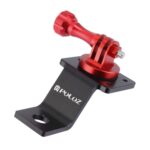 Soporte fijo para motocicleta de aleación de aluminio PULUZ con adaptador de trípode y tornillo para GoPro Hero11 Black / HERO10 Black /9 Black /8 Black /7/6/5/5 Session /4 Session /4/3+ /3/2/1, DJIOsmo Action y otras cámaras de acción... - Imagen 3
