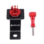 Soporte fijo para motocicleta de aleación de aluminio PULUZ con adaptador de trípode y tornillo para GoPro Hero11 Black / HERO10 Black /9 Black /8 Black /7/6/5/5 Session /4 Session /4/3+ /3/2/1, DJIOsmo Action y otras cámaras de acción... - Imagen 5