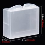 Caja de almacenamiento de batería transparente de plástico duro PULUZ (para batería GoPro HERO4), AHDBT-301/201 - Imagen 4