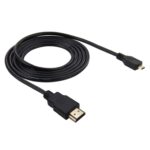 PULUZ VIDEO 19 PIN HDMI A Micro HDMI Cable para GoPro Hero10 Black / Hero9 Black / 8 Black / 7/6/5/4/3 + / 3, Sony, LG, Panasonic, Canon, Nikon, Smartphones y cámaras, Longitud: 1.5metro - Imagen 2