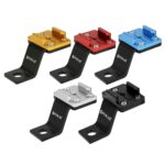 PULUZ Soporte fijo de metal para motocicleta para GoPro Hero11 Black / HERO10 Black /9 Black /8 Black /7/6/5/5 Session /4 Session /4/3+ /3/2/1, DJI Osmo Action y otras cámaras de acción, Fixed Mount 1 (Gold) - Imagen 6
