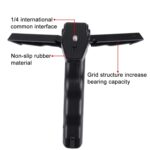 Trípode plegable PULUZ Grip con adaptador y tornillos para GoPro, Insta360, DJI y otras cámaras de acción, carga máxima: 2 kg (negro) - Imagen 3